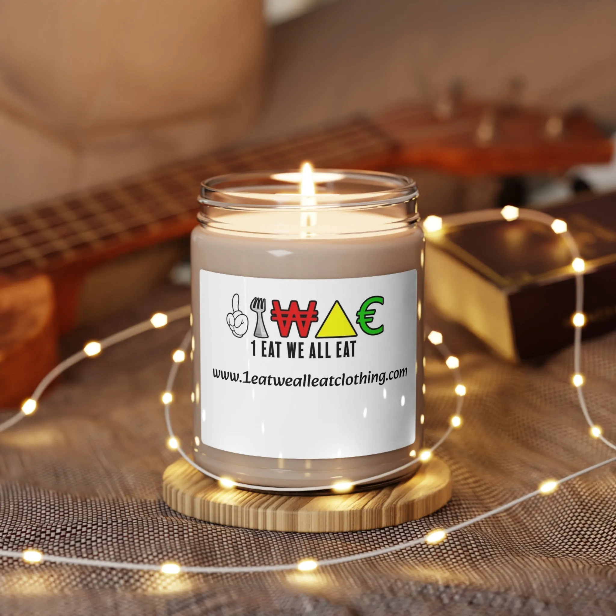 1 Eat We All Eat Scented Soy Candle, 9oz