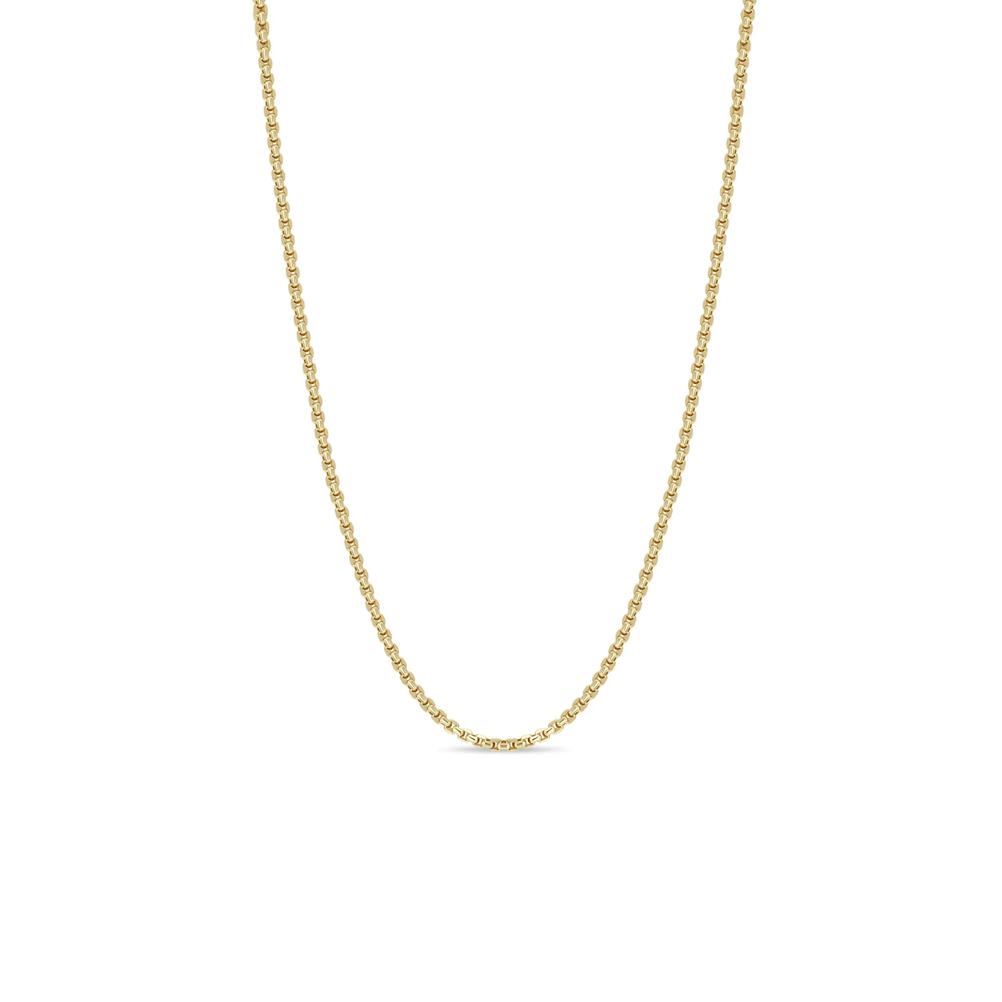 14k Gold Extra Small Box Chain Necklace