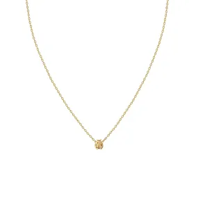 14k Itty Bitty Diamond Ladybug Necklace