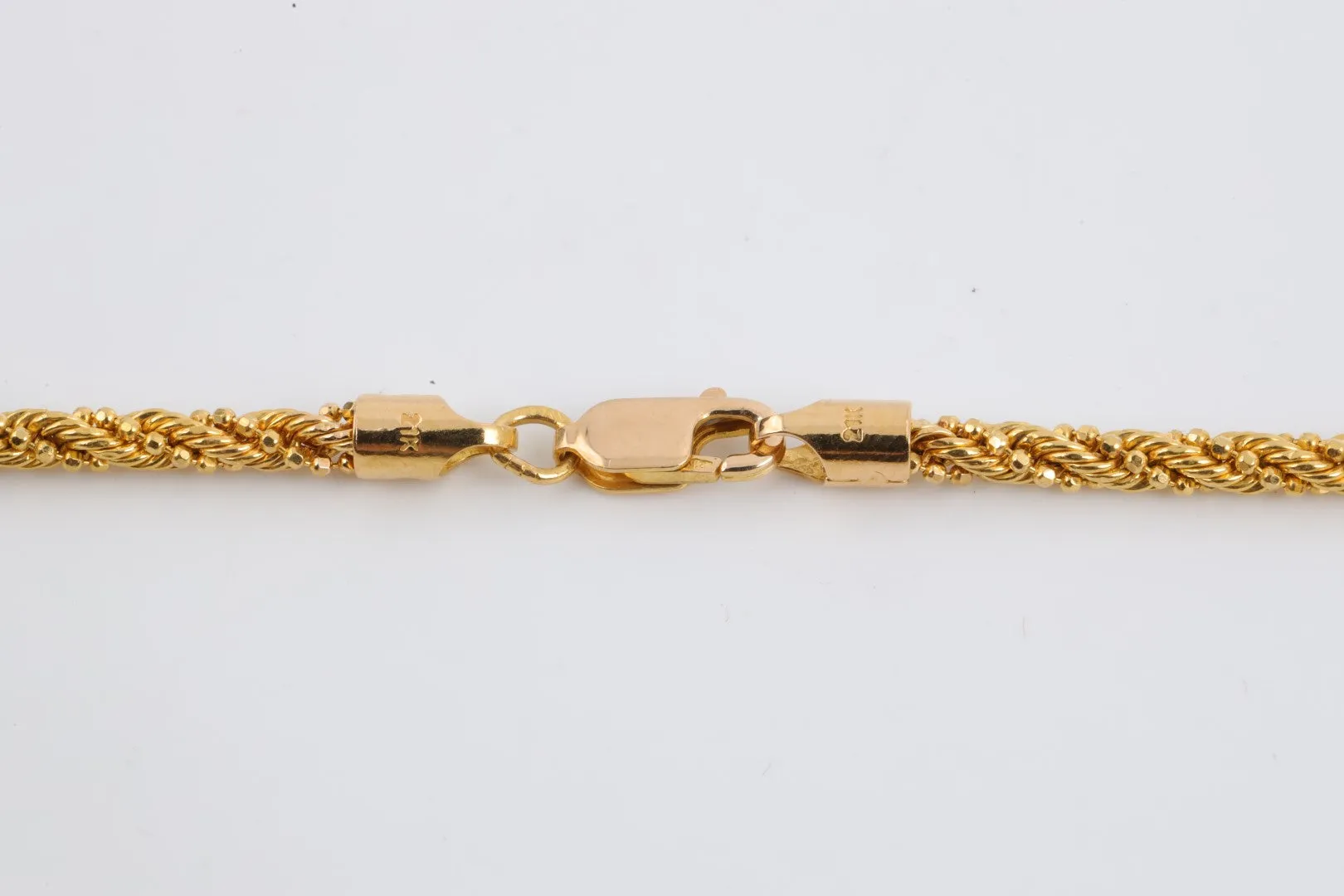 16" 21k Yellow Gold Rope Chain (8.68g.)