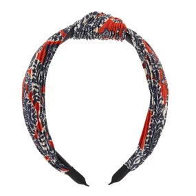 Accessorize London Women's Floral Crinkle Knot Headband