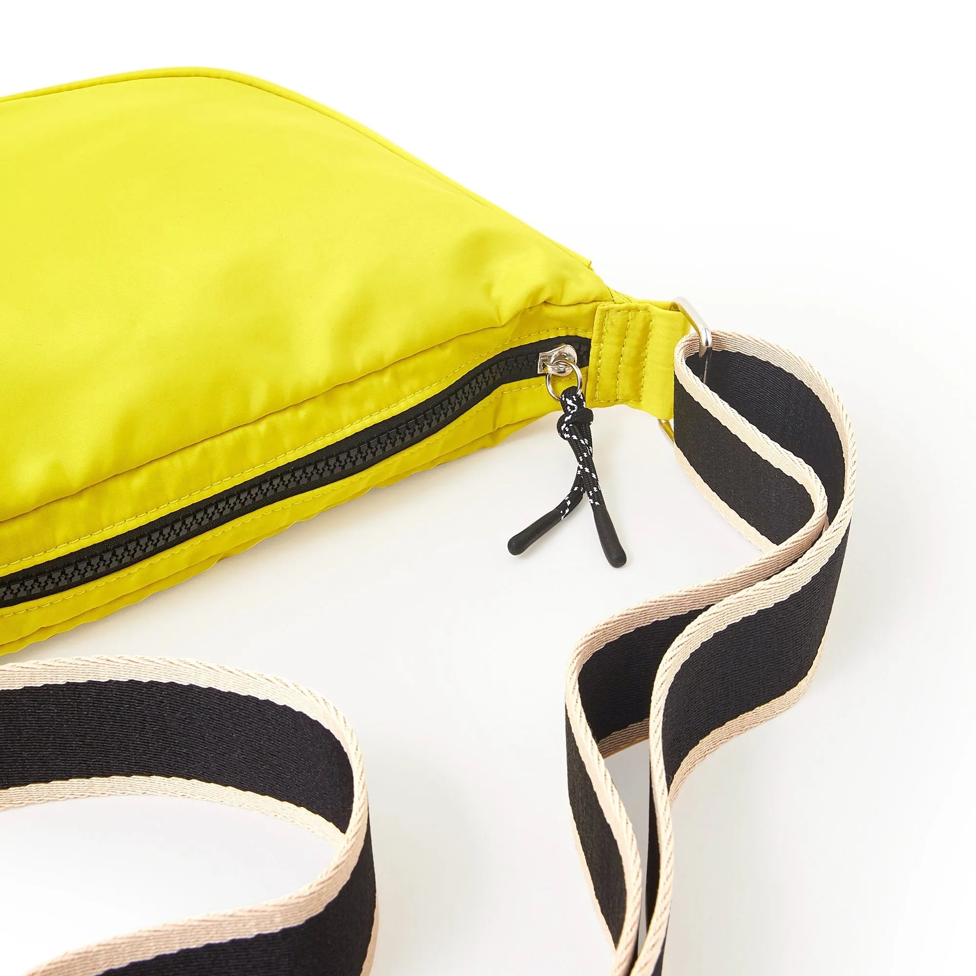 Accessorize London Yellow Nylon Sling Sling Bag