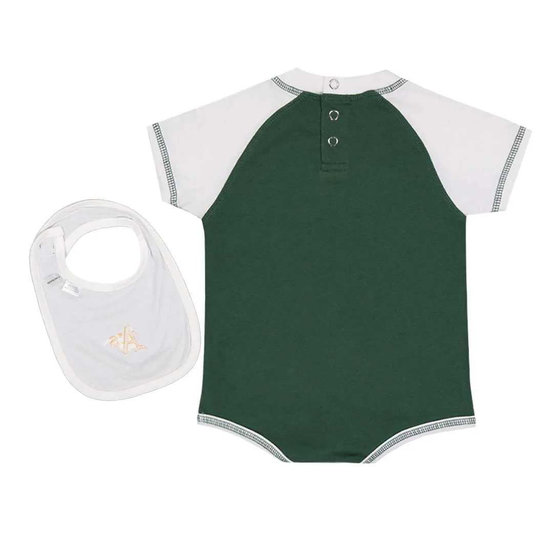 adidas - Kids' (Infant) Oakland Athletics 2 Pack Bodysuit (K6IIM9N04)