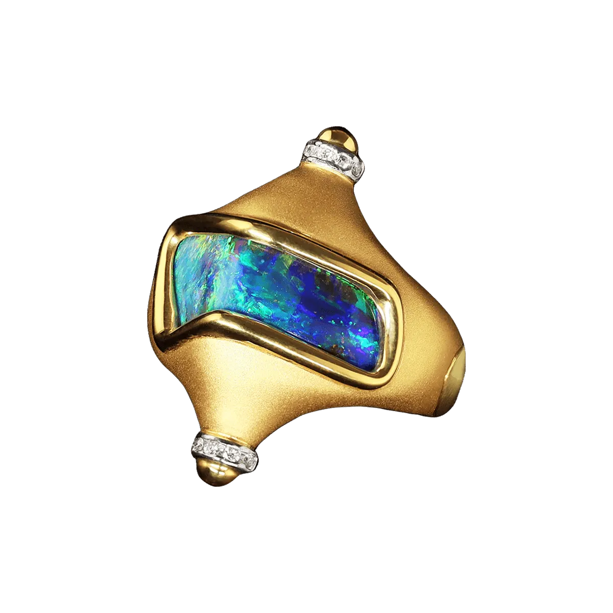 Aladins Boulder Opal Ring