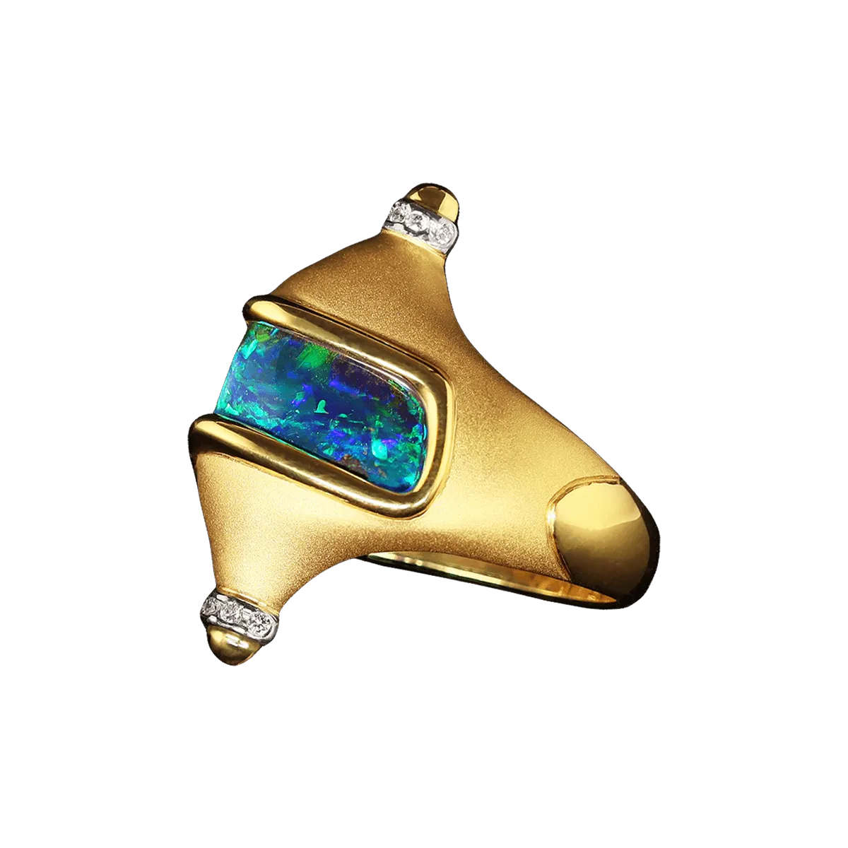 Aladins Boulder Opal Ring