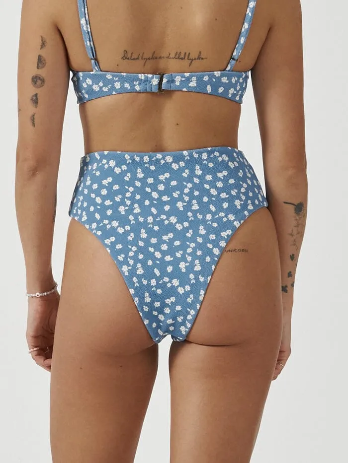 Aster High Cut Bikini Bottom - Powder Blue