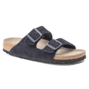 Birkenstock Women's Arizona Soft Footbed Suede Leather (Midnight Blue - Regular Fit