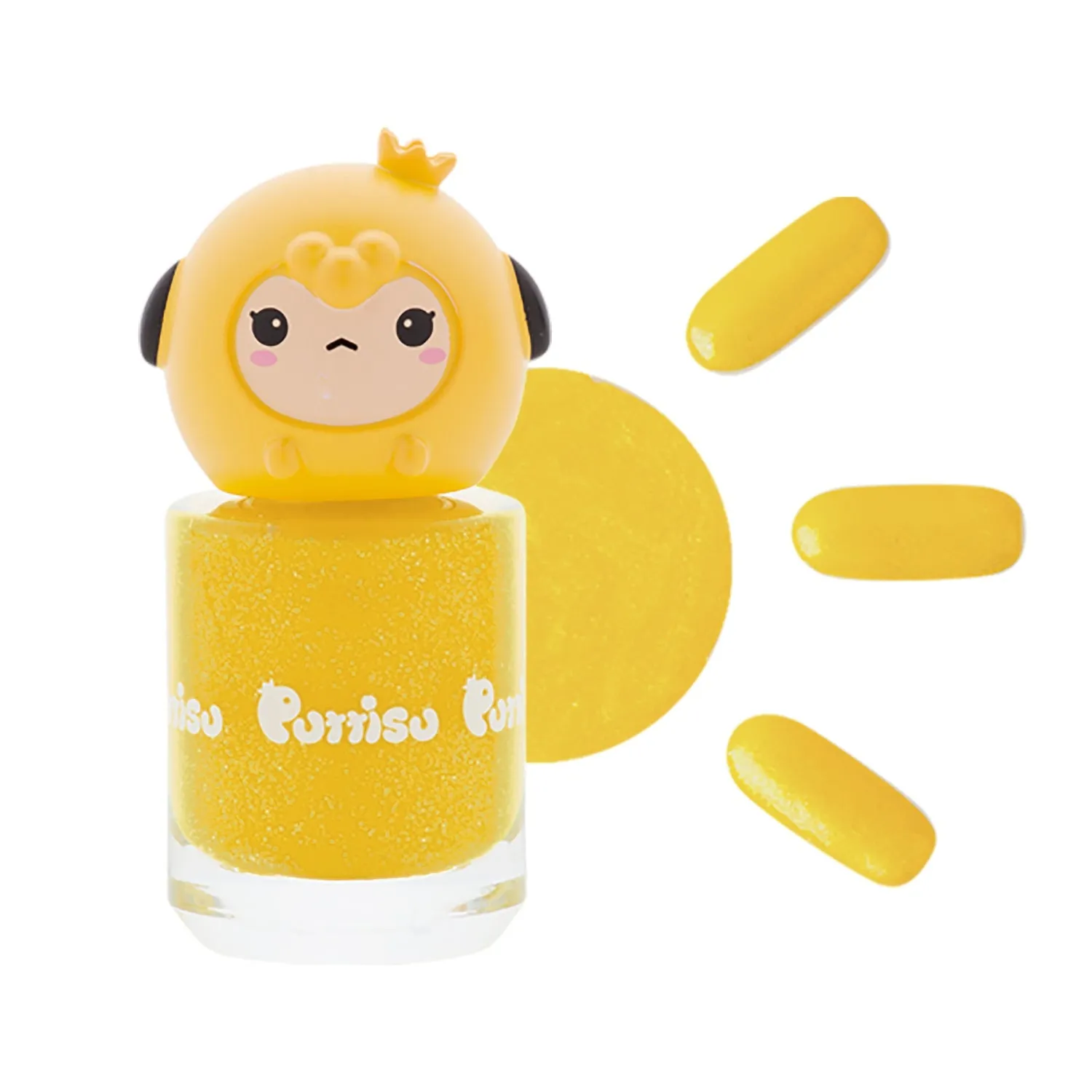 Bling Nail Polish - B02 Twinkle Yellow