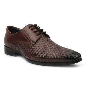 Brown Chatai Derby Lace-ups