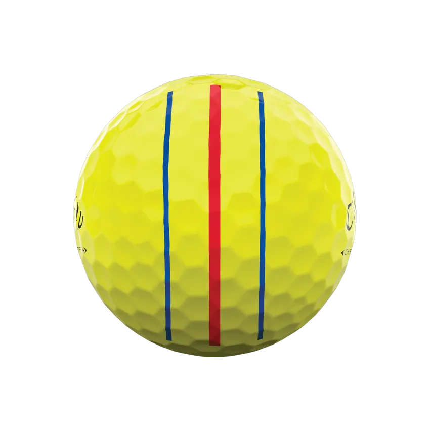 Callaway 2022 Chrome Soft Triple Track Golf Balls Yellow 12 Pack