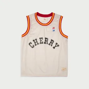 Cherry Basketball Jersey (Tan)