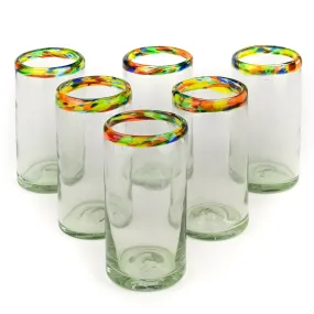 Confetti Rim Tall Tumbler - 22 oz - Set of 6