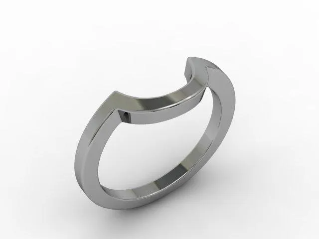 Contour Wedding Band-UDINC0320WB