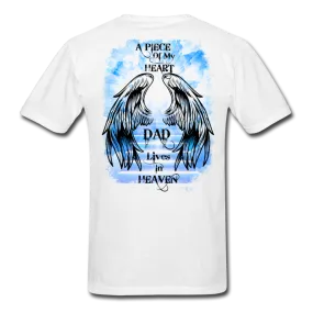 Dad Wings Of Heaven Memorial Tee