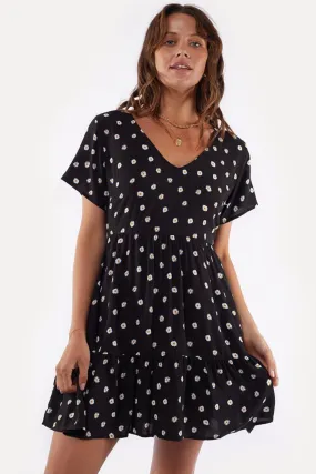 Daisy Days SS Black Mini Dress