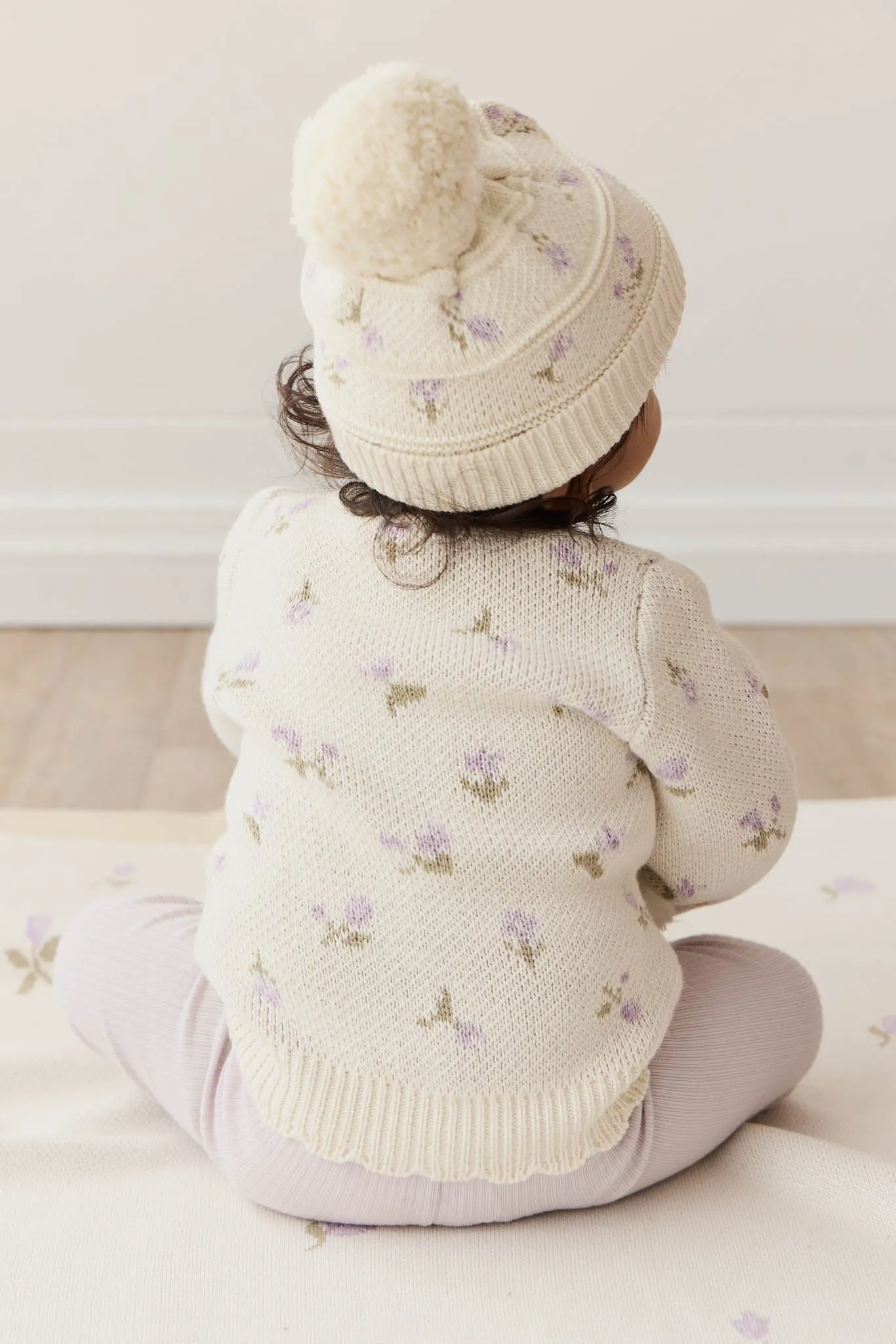 Delilah Knitted Hat - Delilah Knit Lavender