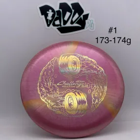 Discraft Ti Swirl 2023 Ledgestone Challenger SS Burnout Stamped Putt & Approach