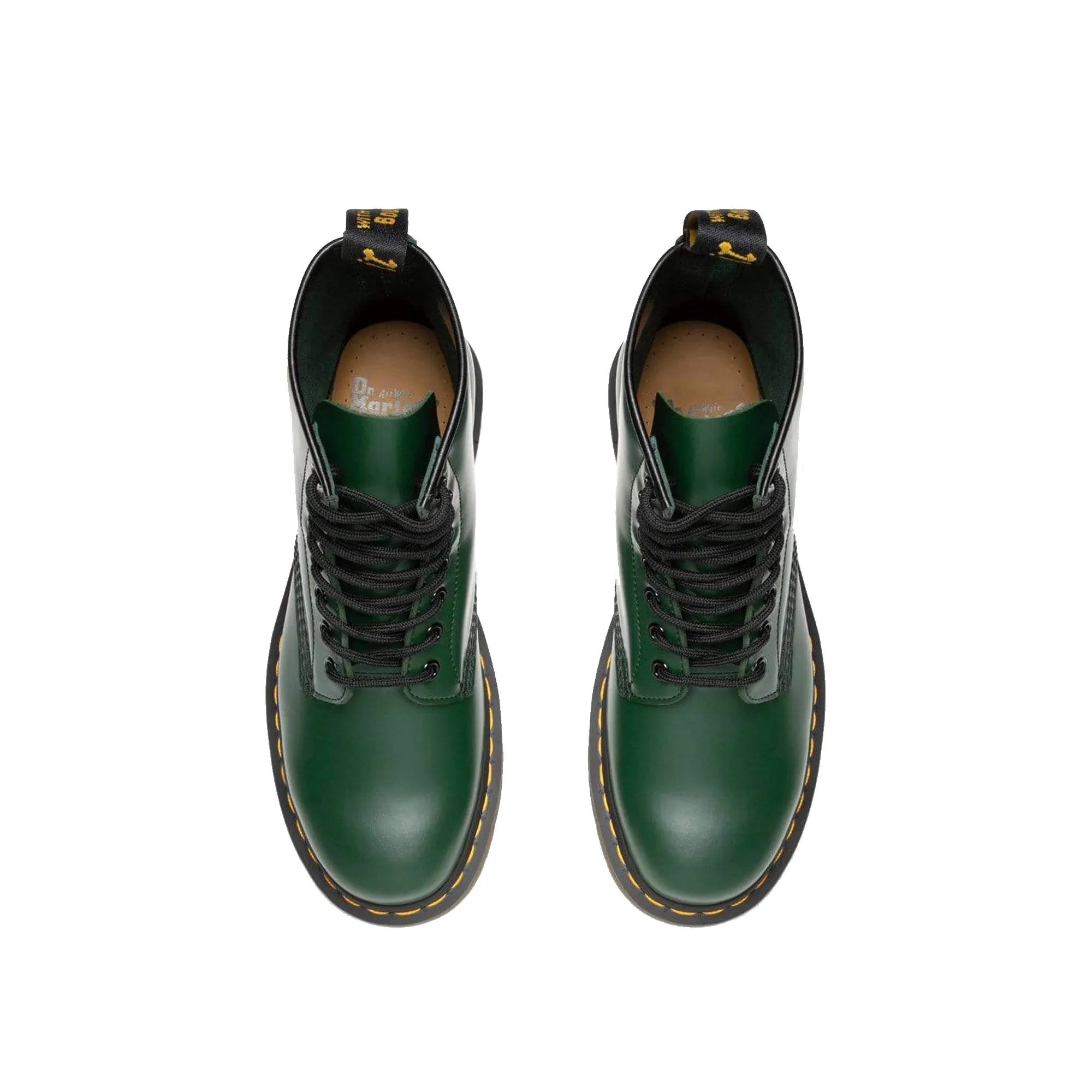 Dr.Martens Mens 1460 Green Smooth Boots