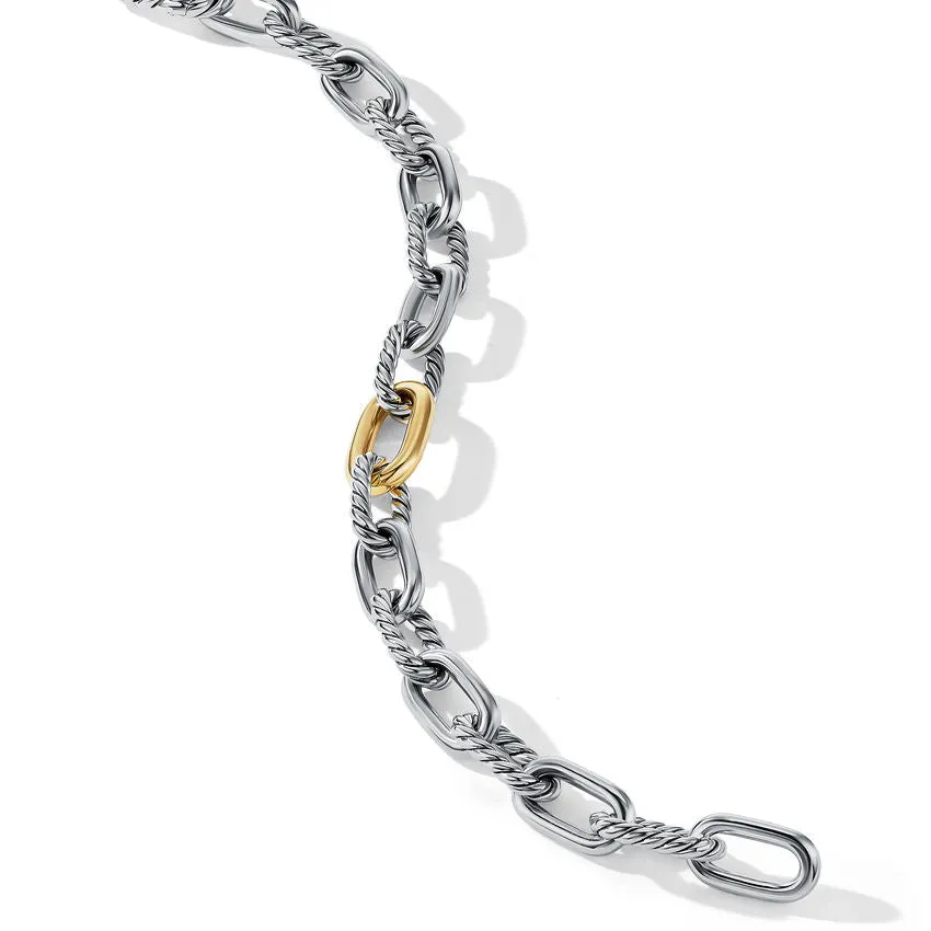 DY Madison Chain Bracelet with 18K Yellow Gold