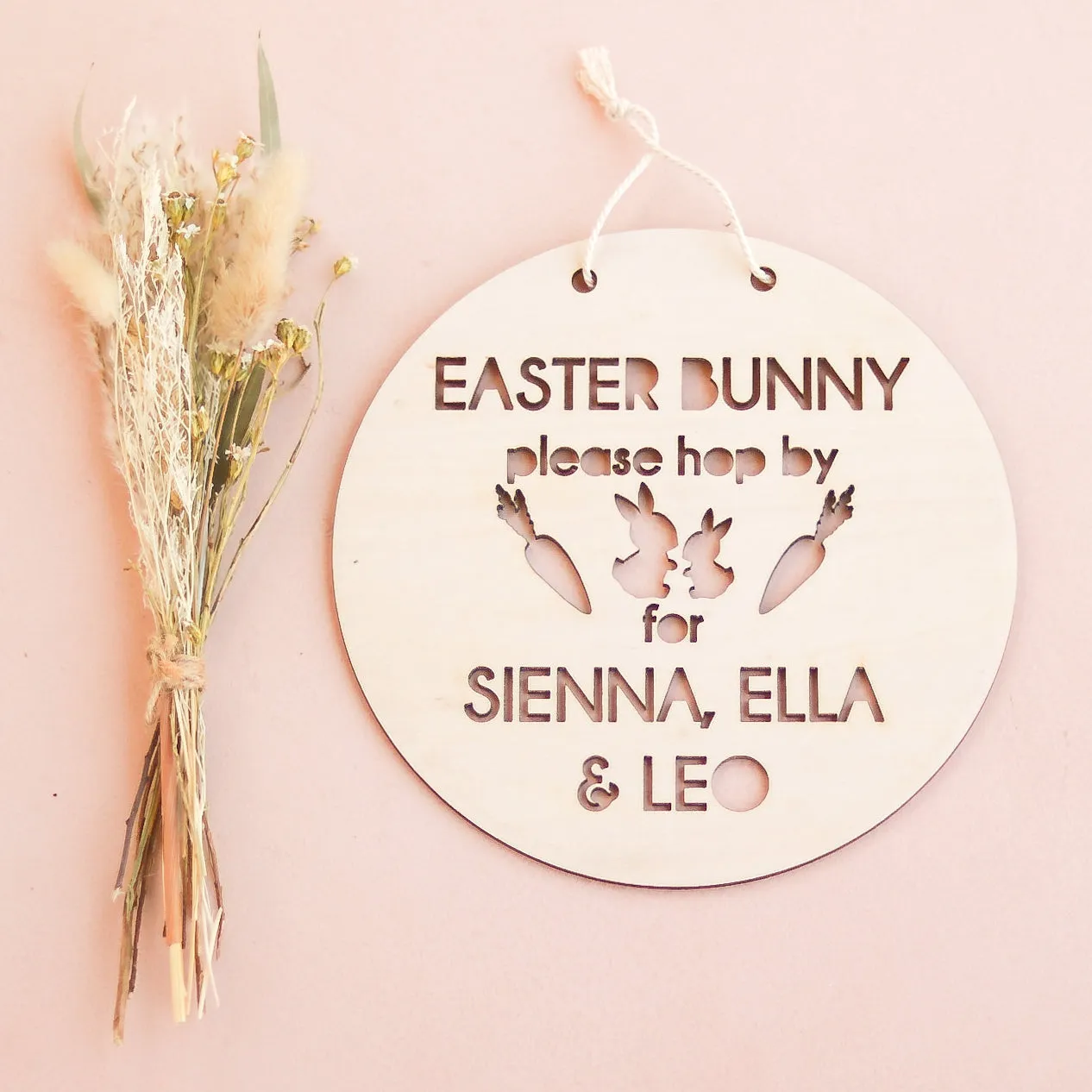 Easter Sign - Please Hop By