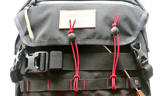 Extra Straps and Gear Ties for the Black Cordura Riding Daypack