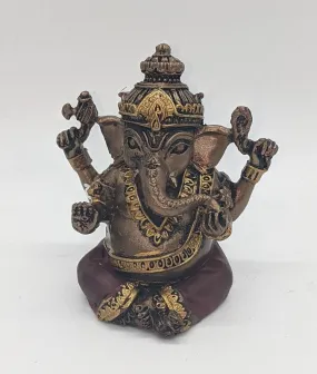 Ganesha Sitting Color 2.5in.