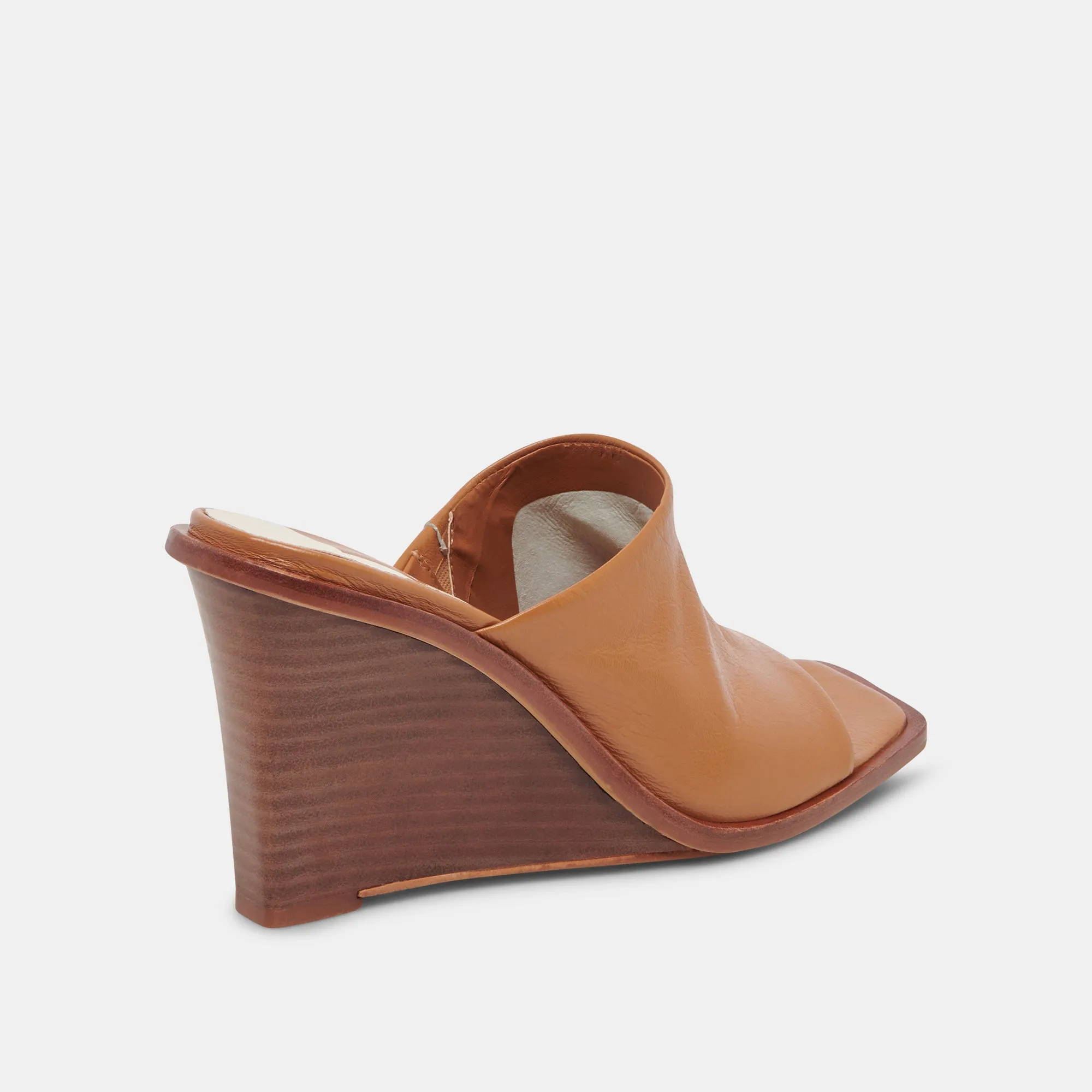 GILDED WEDGES ACORN LEATHER