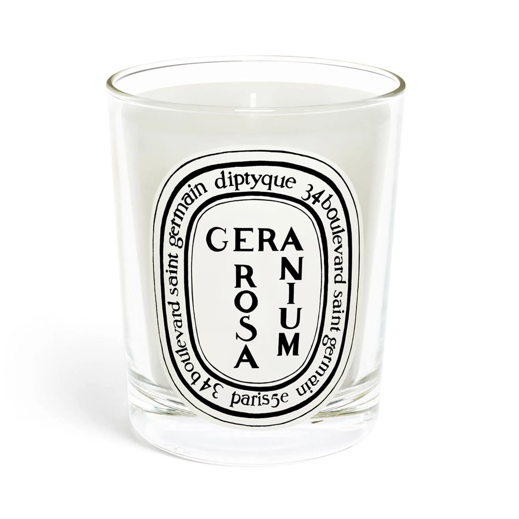 Géranium Rosa Diptyque Vela perfumada