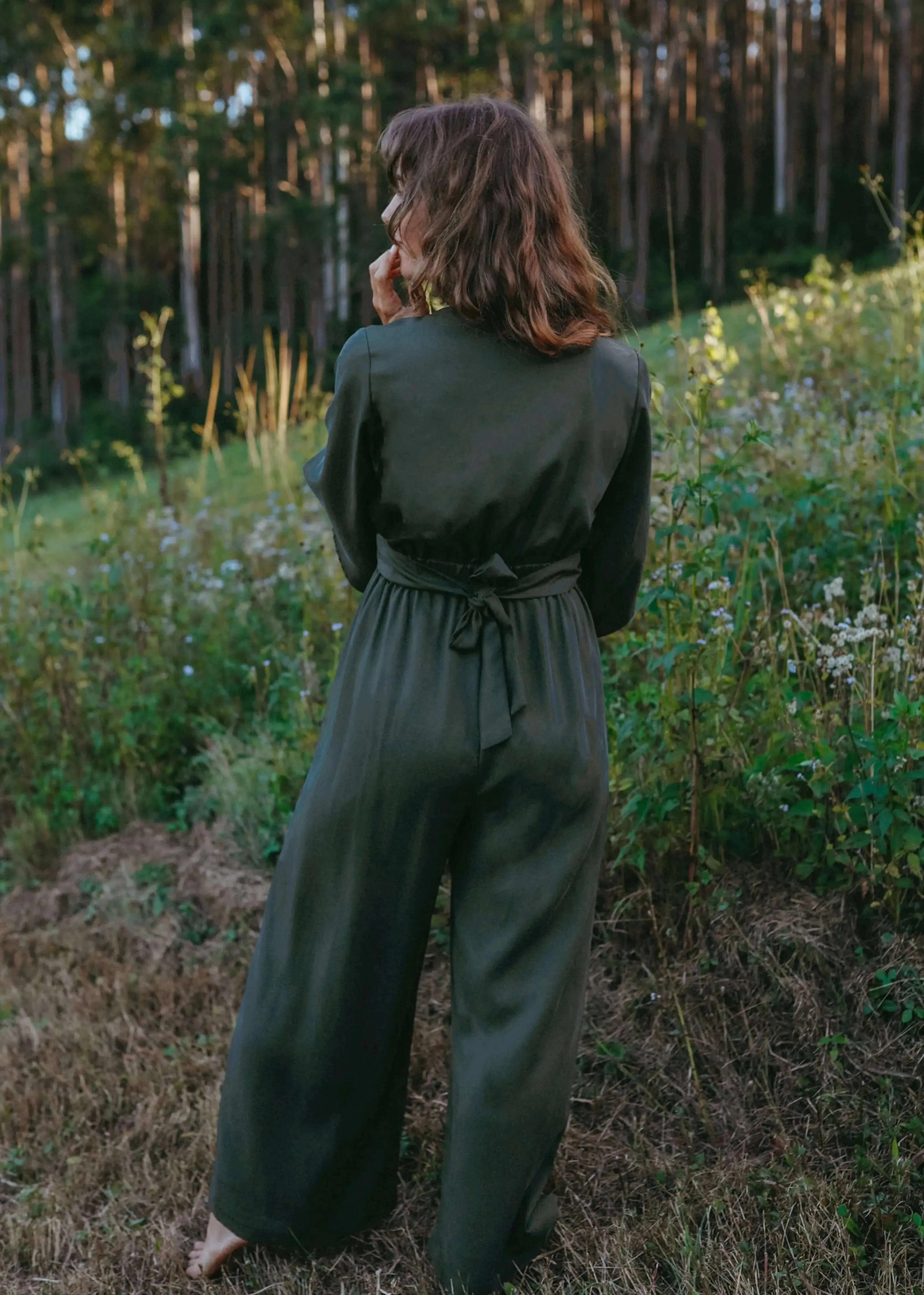 Hideaway Jumpsuit Moss by Tasi Travels