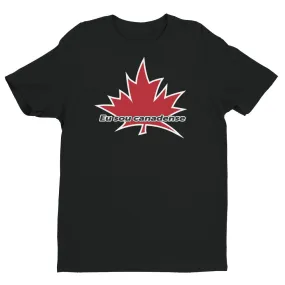 I Am Canadian' 'Eu sou canadense' - Premium Fitted Short Sleeve Crew (Portuguese)