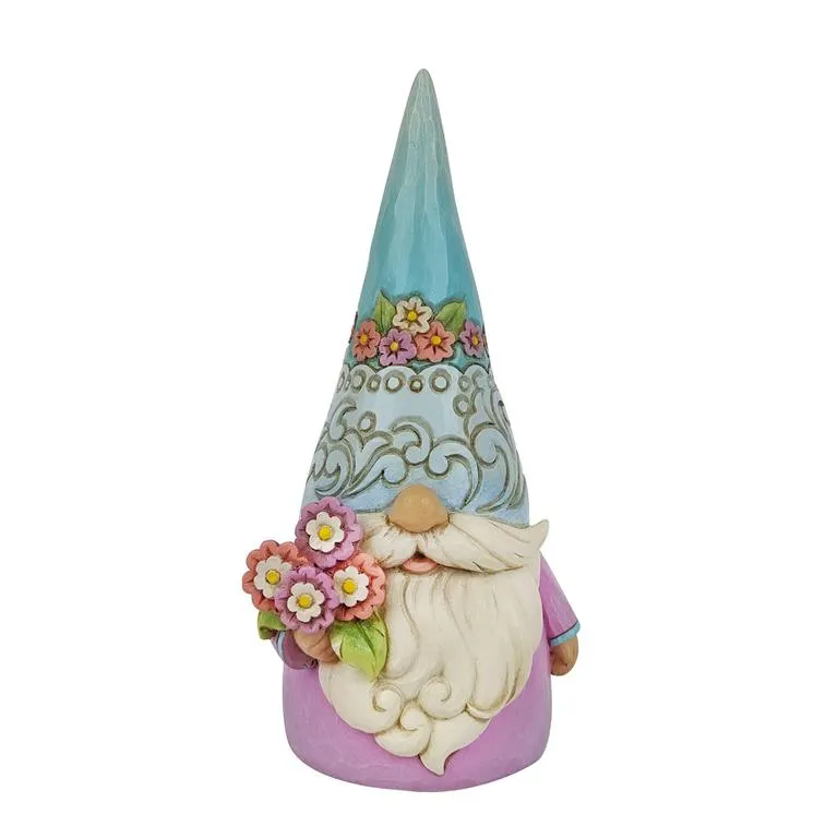 Jim Shore's Bloomin' Gnome: A Garden-Inspired Symphony of Colors and Craftsmanship