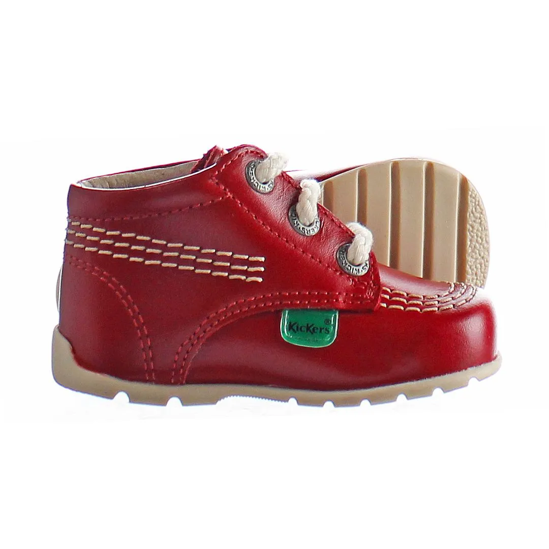 Kickers Kick Hi B Core Kids Red Boots