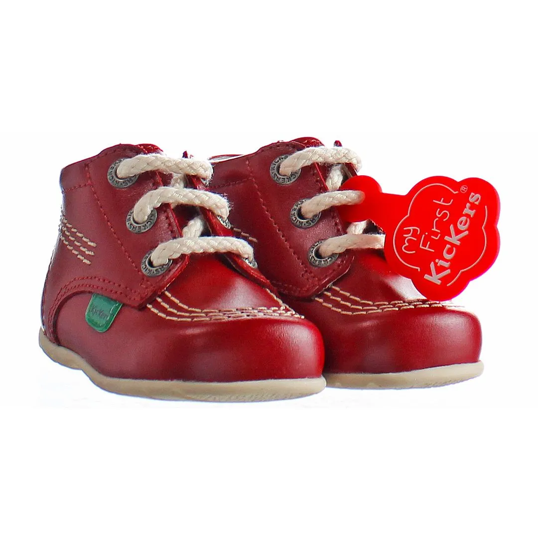 Kickers Kick Hi B Core Kids Red Boots