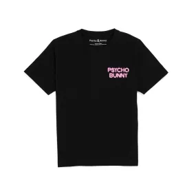 Kids Psycho Bunny Claude Graphic Tee (Black)