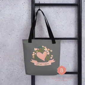 Laus Deo Catholic Tote Bag, Praise Be To God