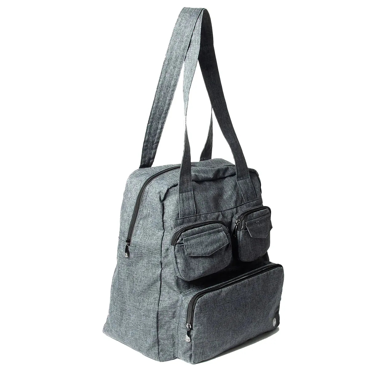 LUG Puddle Jumper Packable Tote Bag in Heather Grey