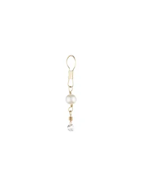 Marine Pearl and Topaz Earring - Archival Collection