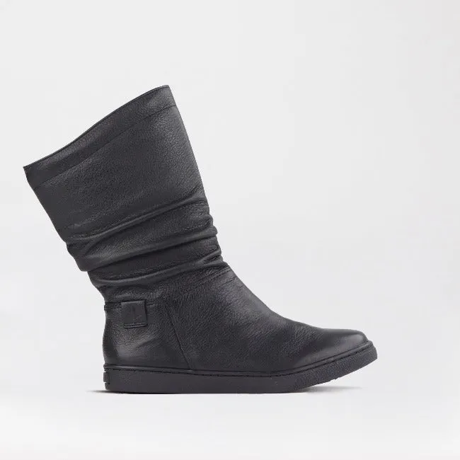 Mid-Calf Boot in Black - 10970