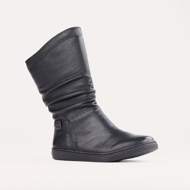 Mid-Calf Boot in Black - 10970