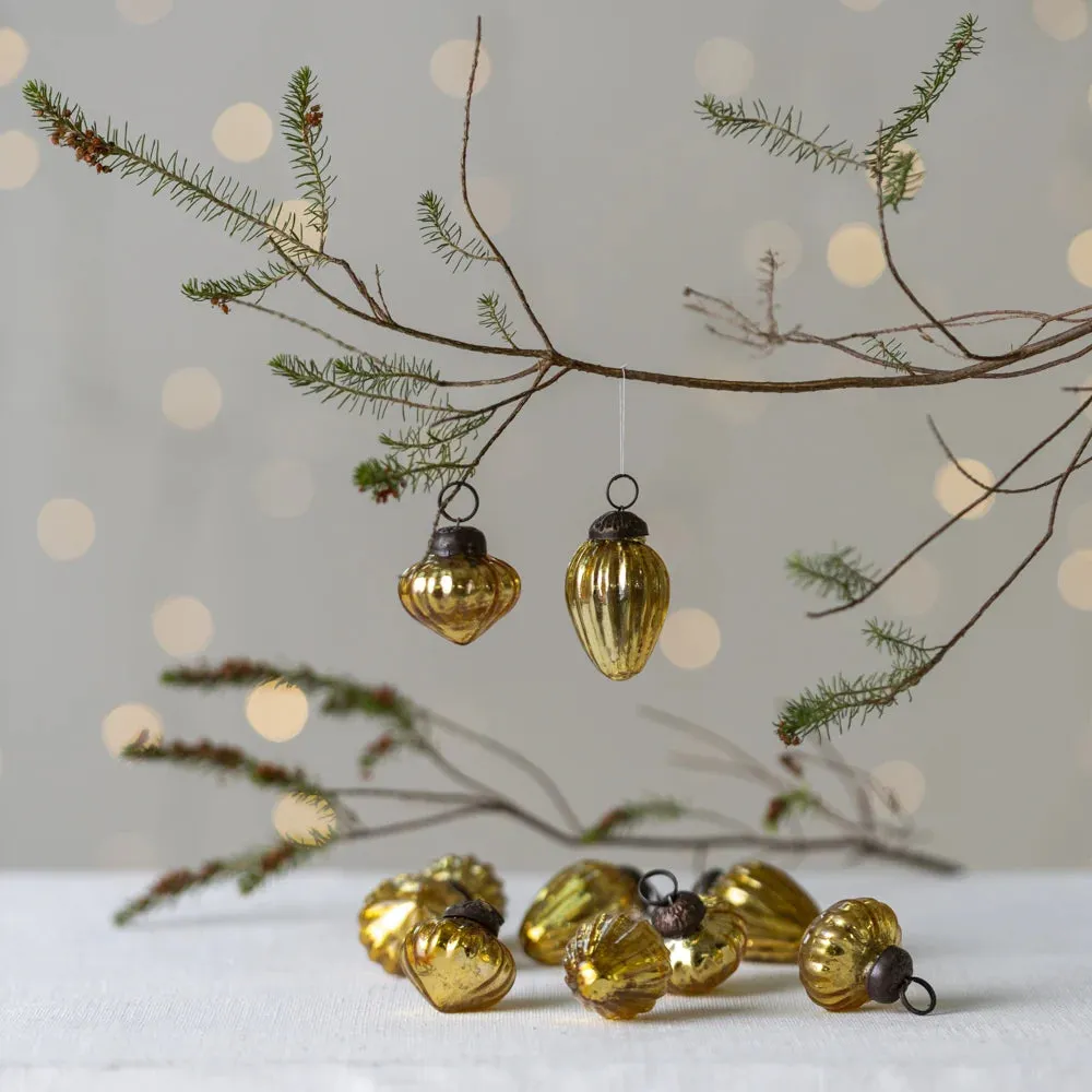 Mini Bauble  - Antique Gold