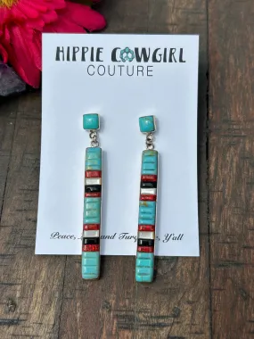 Multi-Color Dangle Earrings