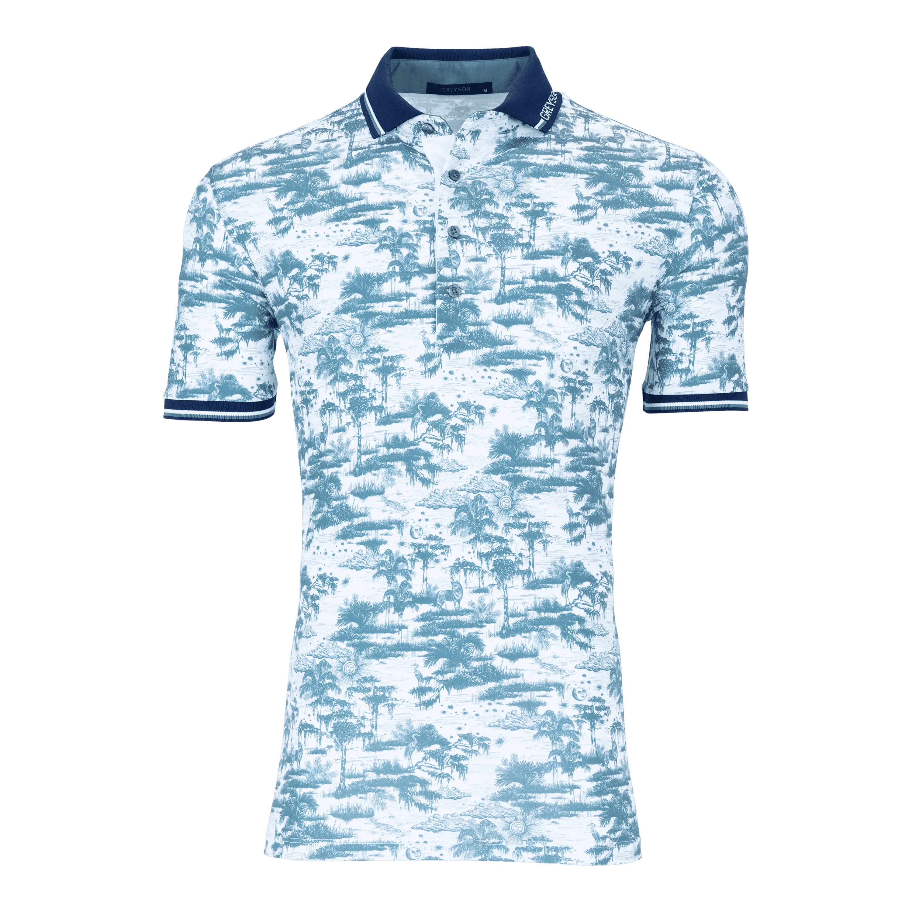 Mystic Marsh Toile Polo