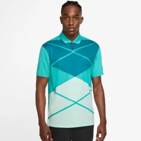 Nike Dri-Fit Vapor Argyle Print Polo - Washed Teal