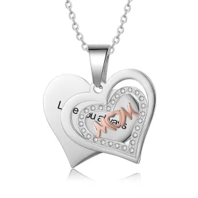 Personalized Heart Necklace