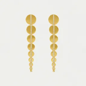 Petit Pavé Statement Drop Earrings