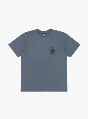 Regal Crown Pig. Dyed T-shirt Indigo