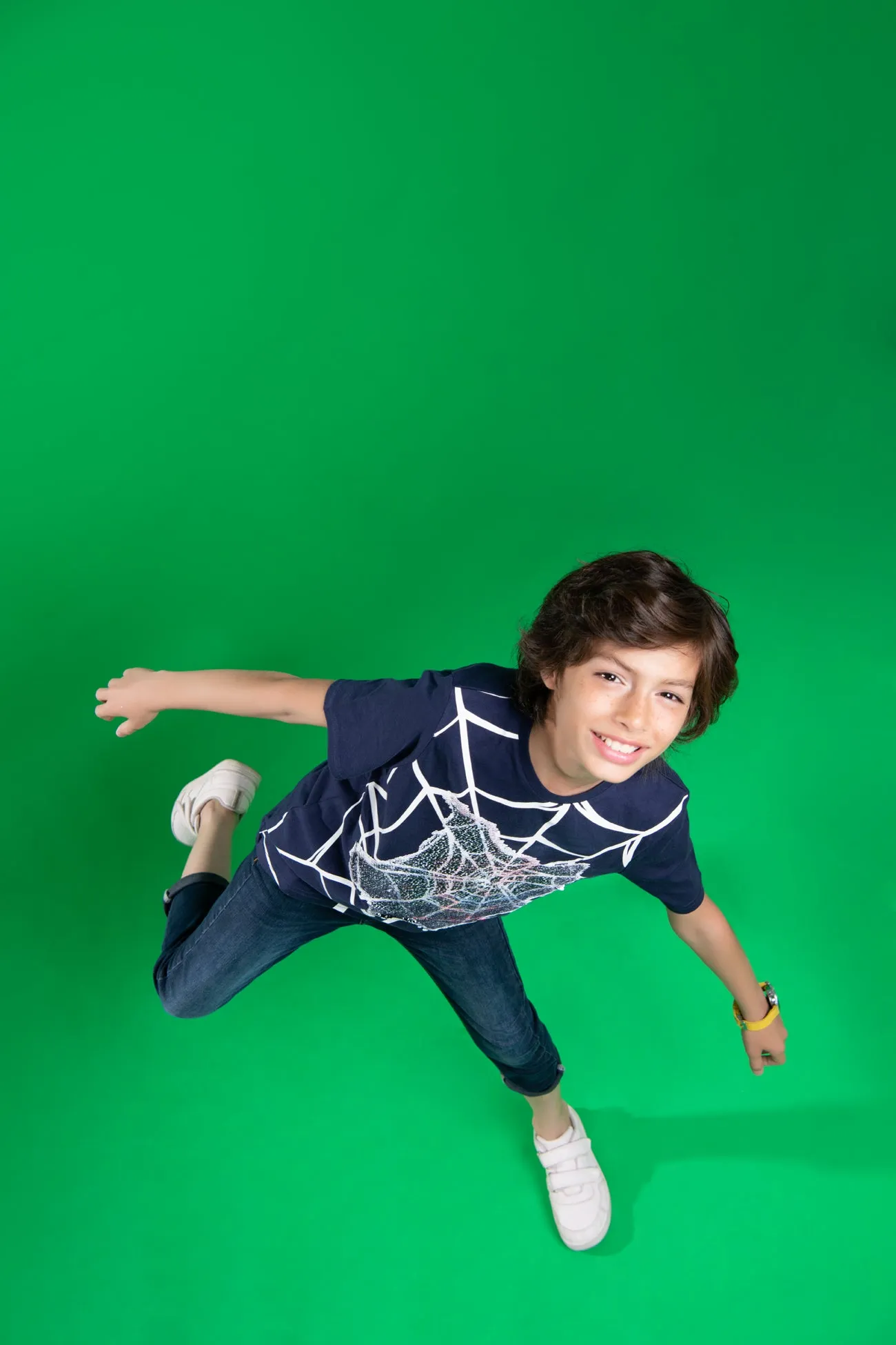 REVERSIBLE FLIP-SEQUIN SPIDERMAN T-SHIRT