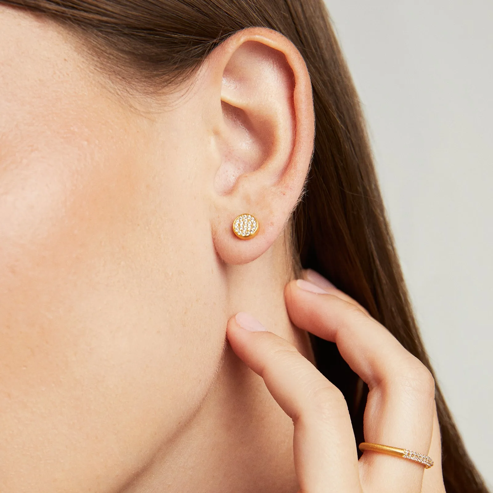 Signature Pavé Knockout Studs