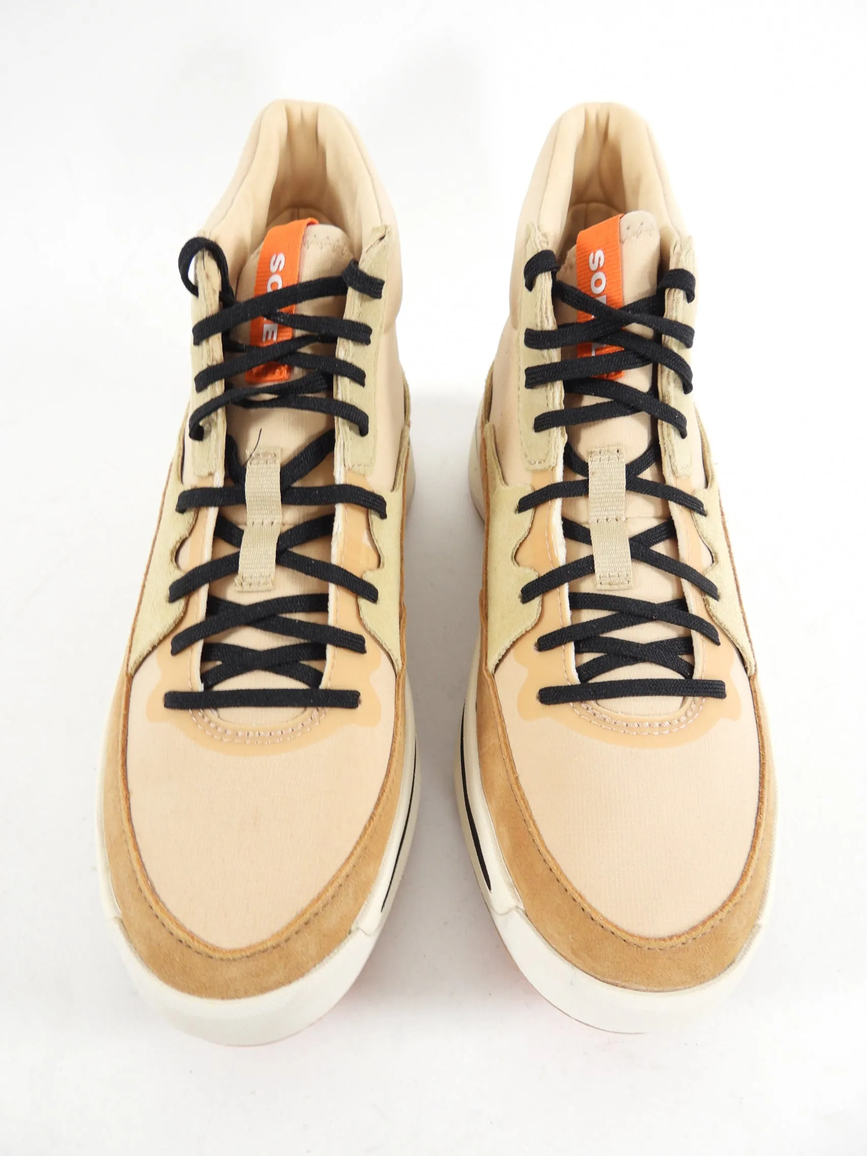 Sorel Beige Lace Up Sneaker Boots - USA 6.5