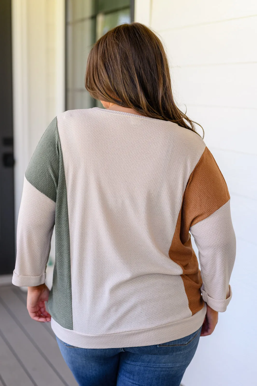 Split Personality Color Block Top